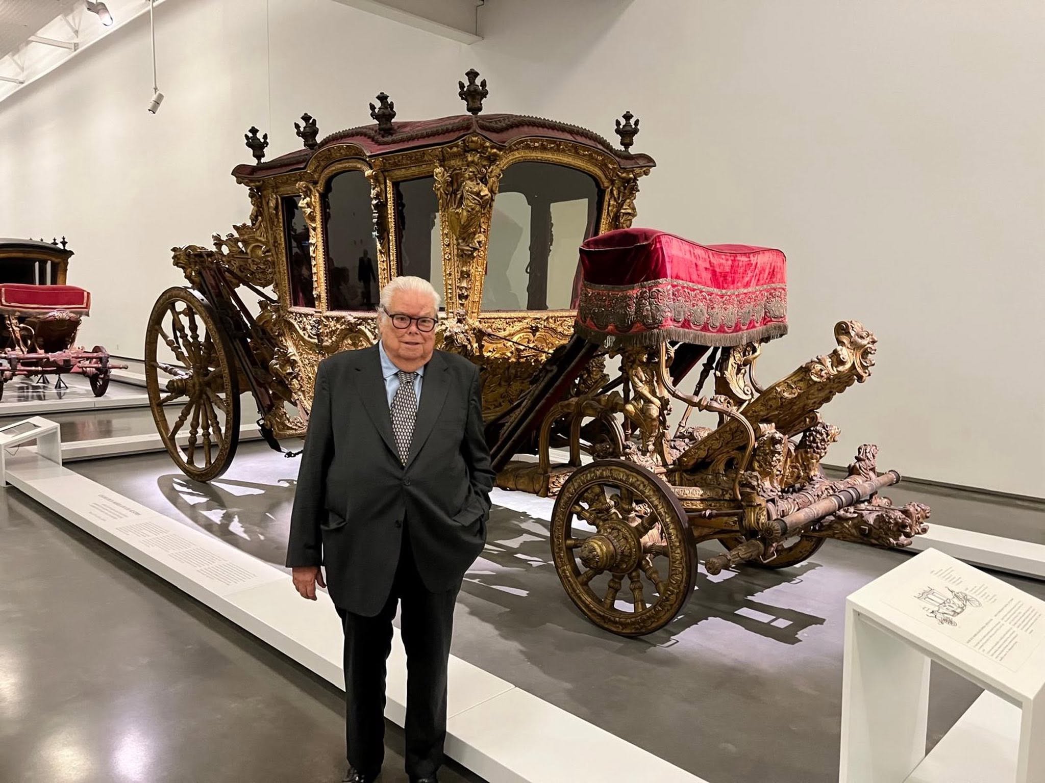 Aristóteles Drummond no Museu Nacional dos Coches, Lisboa