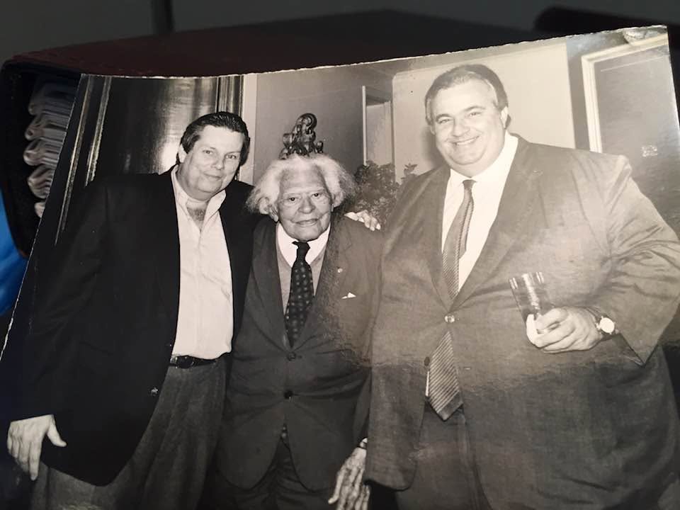 Aristóteles Drummond com Dr. Athayde e Milton Lomacinsky